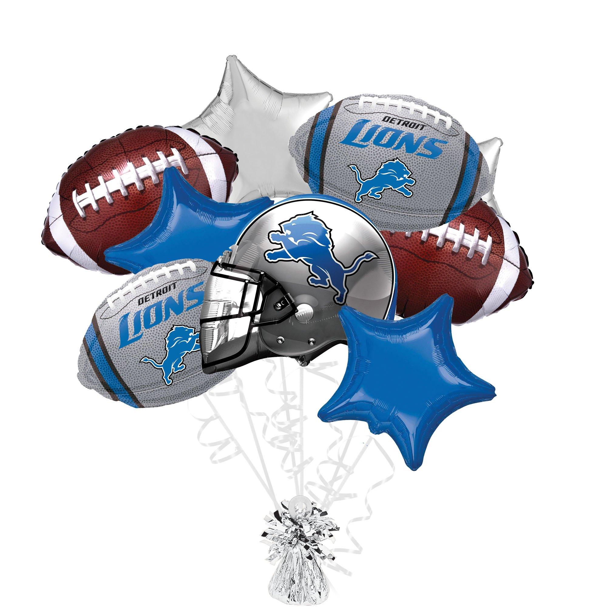 Detroit Lions Foil Balloon Bouquet